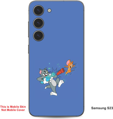 VYBE The Smart Choice Samsung S23 Tom & Jerry Embossed Mobile Skin(Glaucous 12)