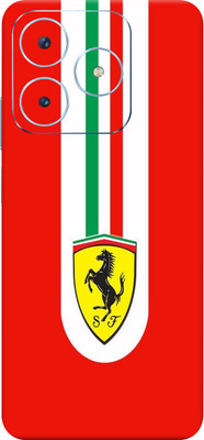 SkinoMania Realme Narzo N63 5G Mobile Skin(RED FERARRI Multicolor Mobile Skin)