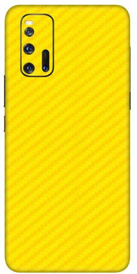 Vcare GadGets IQOO 3 5G Mobile Skin(Fiber Carbon Yellow)