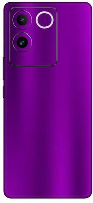 Vcare GadGets Vivo T2 Pro 5G Mobile Skin(Metallic Purple Shining)