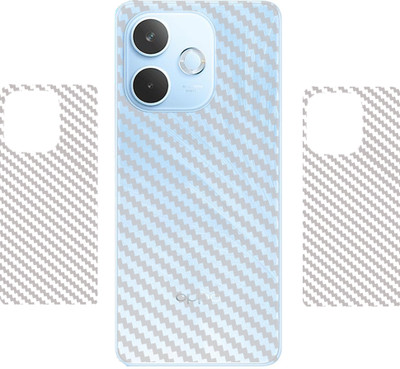 SHIVATRIX OPPO A5 PRO 5G, || 3D CARBON FIBER ULTRA THIN BACK LAMINATION || (PACK OF 2) Mobile Skin(Transparent)