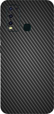 TJ CREATION VIVO Y30 Mobile Skin(Ultra Super Black Carbon Fiber Shape Skin With High Matte Finish.)