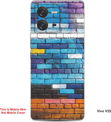 VYBE The Smart Choice Vivo V25 Pattern Embossed Mobile Skin(Twilight 4)