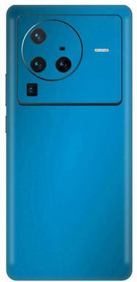Vcare GadGets X80 Pro 5G Metallic Light Blue Shining Back Side Premium Mobile Skin(Metallic Light Blue Shining)