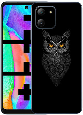 FCS Infinix Hot 11 Printed Back Skin Mobile Skin(Dark Owl Skin)