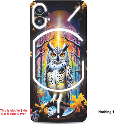 VYBE The Smart Choice Nothing 1 Tiger Embossed Mobile Skin(Blue & Black 5)