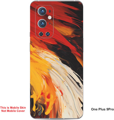 VYBE The Smart Choice One Plus 9 Pro Art Embossed Mobile Skin(Burnt Umber A5)