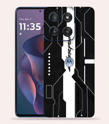 OggyBaba OggyBaba Moto G60 pro 5g Mobile Skin(Black Cyberpunkh)