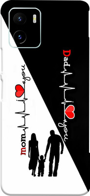 BUGGU Vivo Y15c Mobile Skin(Ultra Super Mom Love Dad Skin With High Matte Finish)