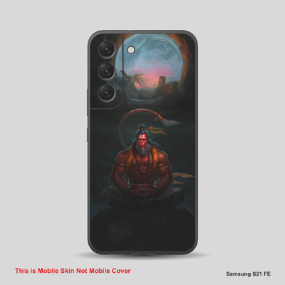 VYBE The Smart Choice Samsung S21 FE Hanuman Embossed Mobile Skin(Multicolor548)