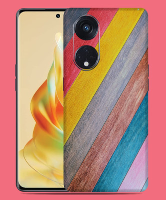 SkinoMania Oppo Reno 8T 5G Mobile Skin(Multicolor Colored-Texture)
