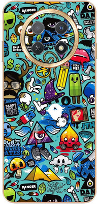 FCS Huawei Enjoy 60X Printed Back skin Mobile Skin(Wall Pattern)
