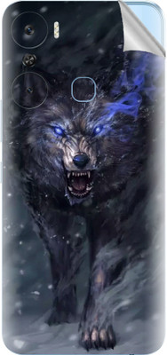 Snooky Infinix Hot 12 Pro Mobile Skin(Black)