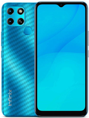candeal mart Infinix Smart 6 Back skin sticker / Vinyl wrap / Protective film Mobile Skin(Transparent , 3D Carbon fiber)