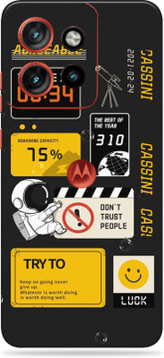 WeCre8 Skin's Motorola Edge 50 Neo Premium Vinyl Mobile Skin (Multicolor) Mobile Skin(Astronaut Cassini)