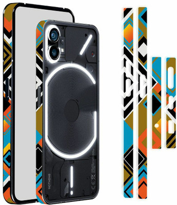 FCS Nothing Phone 1 Side Skin, Nothing Phone 1 Printed Vinyl Sticker Wrap Mobile Skin(Retro Pattern)
