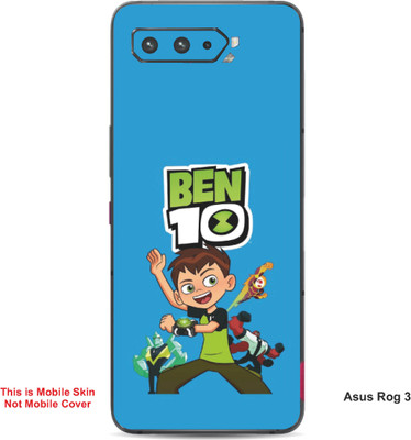 VYBE The Smart Choice Asus Rog 3 Ben 10 Embossed Mobile Skin(Curious Blue A5)