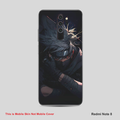 VYBE The Smart Choice Redmi Note 8 Kakashi Mobile Skin Mobile Skin(Tealish Blue B32)