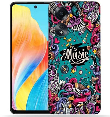 Satisfactory Oppo A58 4g, Music, OggyBaba Mobile Skin(Multicolor Mobile Skin With camera)