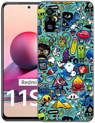 FCS Redmi Note 11SE Printed Back skin Mobile Skin(Wall Pattern Skin)