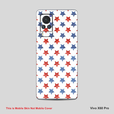 VYBE The Smart Choice Vivo X60 Pro Pattern Mobile Skin Mobile Skin(Multi ColourCK12)