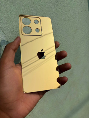 TWUAOP REDMI NOTE 13 PRO 5G MOBILE SKIN MIRROR BACK PANNEL ACRYLIC SHEEL Mobile Skin(Gold)