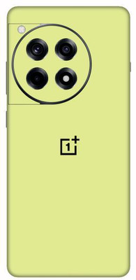 Vcare GadGets Cream OnePlus 12 R 5G With Logo Mobile Skin(Cream)