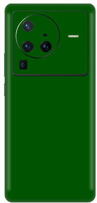 Vcare GadGets X80 Pro 5G Green Glossy Back Side Premium Mobile Skin(Green Glossy)