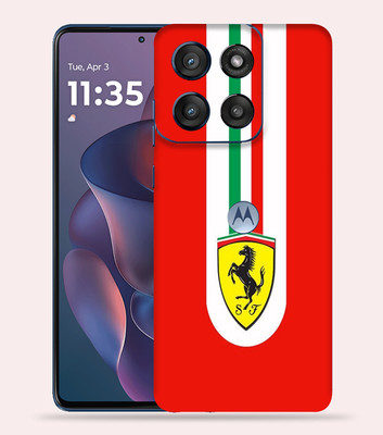 OggyBaba OggyBaba Moto G60 pro 5g Mobile Skin(Red Ferrari)