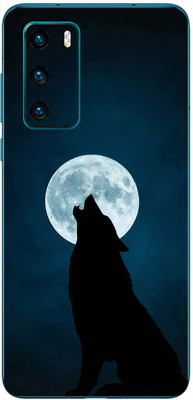 FCS Huawei P40 4G Printed Back skin Mobile Skin(Wolf)