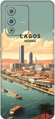 wrap craft VIVO V23 PRO 5G Premium Vinyl Mobile Skin(Multicolor)