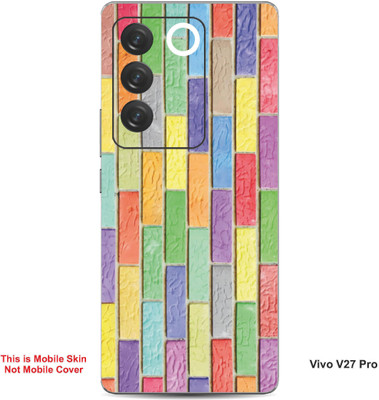 VYBE The Smart Choice Vivo V27 Pro Pattern Embossed Mobile Skin(Moonstone Blue 6)