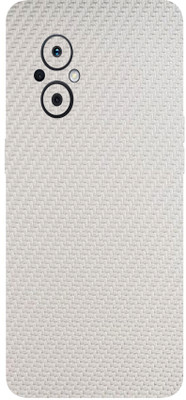 AsSkin Oppo F21 Pro 5G Mobile Skin(Ultra Super White Carbon Fiber Skin With High Matte Finish)