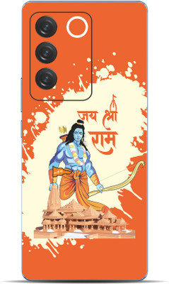 VYBE Vivo 27 Pro Shree Ram Mobile Skin Mobile Skin(Orange ( Crayola) 31)