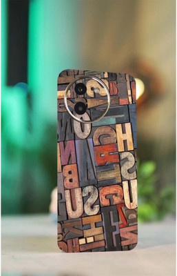 BugguSkin Vivo T3x 5G Mobile Skin(Ultra Super Wood Letter Press Skin With High Mattte Finish.......)