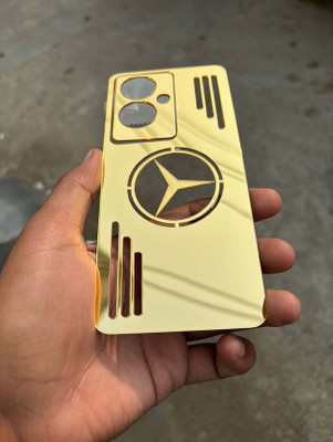 TWUAOP OPPO A79 5G MIRROR BACK PANNEL ACRYLIC SHEET Mobile Skin(Gold)