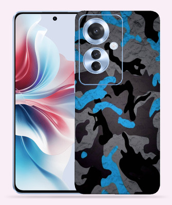 OggyBaba OggyBaba Oppo Reno 11f Mobile Skin(Camo Blue)