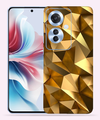 OggyBaba OggyBaba Oppo Reno 11f Mobile Skin(Golden poly)