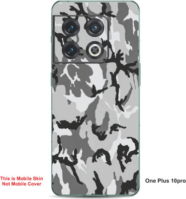 VYBE The Smart Choice One Plus 10 Pro Camouflage Embossed Mobile Skin(Grey Nickel A8)