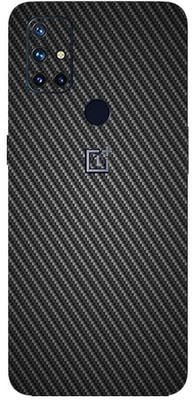BugguSkin OnePlus Nord N10 5G Mobile Skin(Ultra Super Black Carbon Fiber Skin With High Matte Finish.)