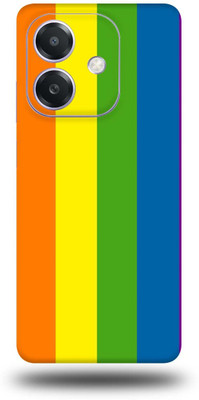 Mclaxa OPPO A3x 5g Mobile Skin(straight Rainbow Lines)