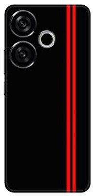 Vcare GadGets Poco F6 (5G) Mobile Skin(Red & Black)