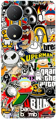 Pochanki Vivo Y100 5G Mobile Skin(Ultra Super Doodle Art Skin With Matte Finish.)