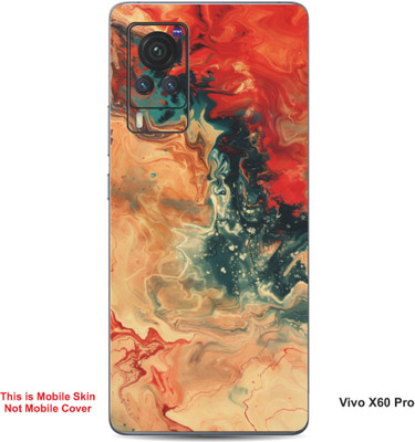 VYBE The Smart Choice Vivo X60 Pro Abstract Embossed Mobile Skin(Persian 11)