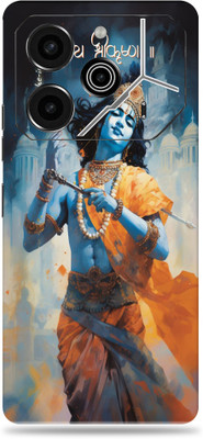 SkinoMania Tecno Pova 6 Pro (Ultra Premium) Vinyl Mobile Skin (Multicolor) Mobile Skin(jai shree krishna)
