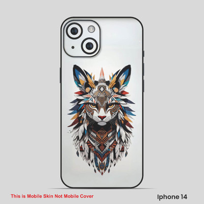 VYBE The Smart Choice iPhone 14 Cat Embossed Mobile Skin(Baltic Sea 5)