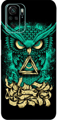 LAMHA REDMI NOTE 10, Redmi Note 10 Mobile Skin(Ultra Super Angry Owl Skin With High Matte Finish., Mobile Skin (Back+Side+Camera))