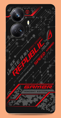 SkinoMania Realme 10 pro + 5g Mobile Skin(Multicolor Rog-by-devianart)
