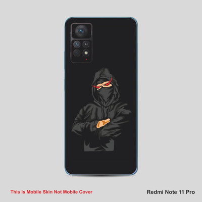 VYBE The Smart Choice Redmi Note 11Pro Horror Mobile Skin Mobile Skin(Black, Grey A31)