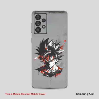 VYBE The Smart Choice SAMSUNG A52 Goku Mobile Skin Mobile Skin(Dust Grey B39)